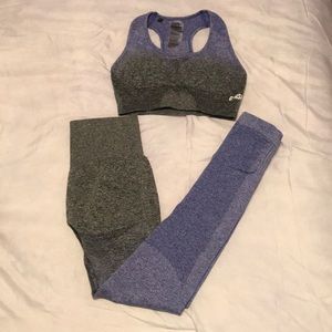 Gymshark Seamless leggings & sports bra set
